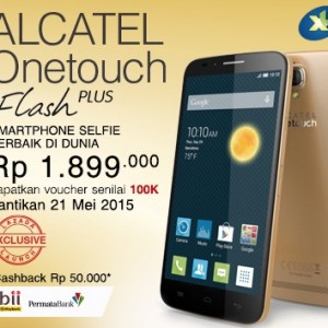Lazada Indonesia Menawarkan Smartphone Selfie Alcatel One Touch Flash Plus