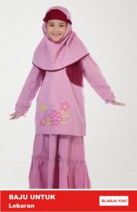 baju lebaran anak perempuan