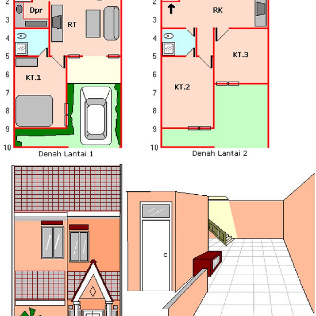 Denah Rumah Minimalis - DKI Jakarta Punya Cerita